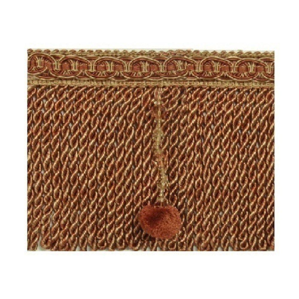 Eva 616 Brick by Europatex Fabric Eva 45% Polyester, 45% Rayon, 10% Acrylic 4" 6.00 inches - Fabric Carolina -