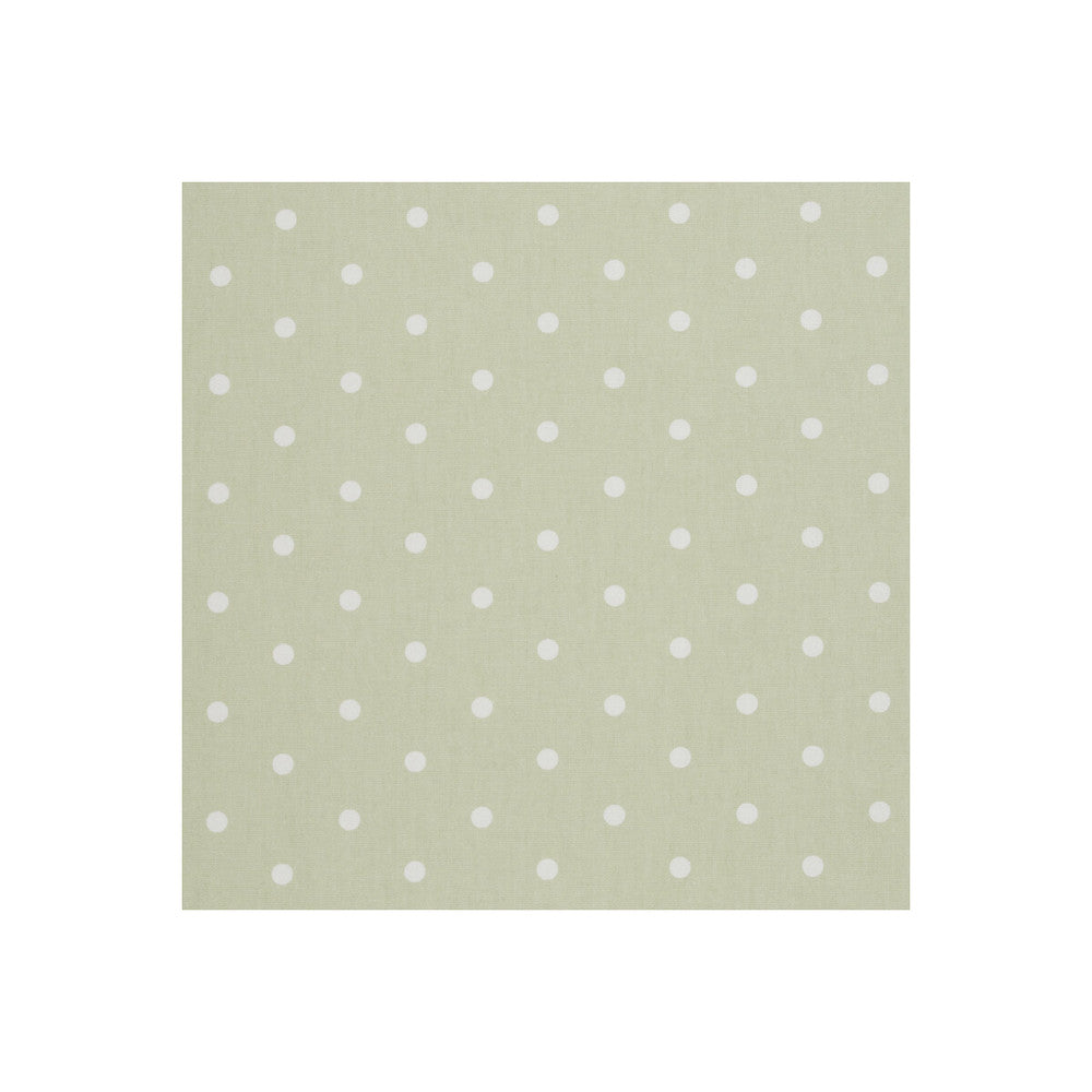 Dotty Sage by Clarke And Clarke Fabric CLARKE & CLARKE VINTAGE CLASSICS COTTON - 100% United Kingdom MEDIUM Horizontal: 2.76 and Vertical: 2.36 54 - Fabric Carolina -
