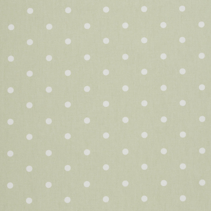 F0063 10 Dotty Sage by Clarke and Clarke Fabric STUDIO G COTTON - 100% United Kingdom MEDIUM Horizontal: 2.76 and Vertical: 2.36 54  - Fabric Carolina -