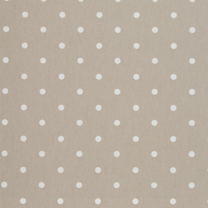 F0063 12 Dotty Taupe by Clarke and Clarke Fabric STUDIO G COTTON - 100% United Kingdom MEDIUM Horizontal: 2.76 and Vertical: 2.36 54  - Fabric Carolina -