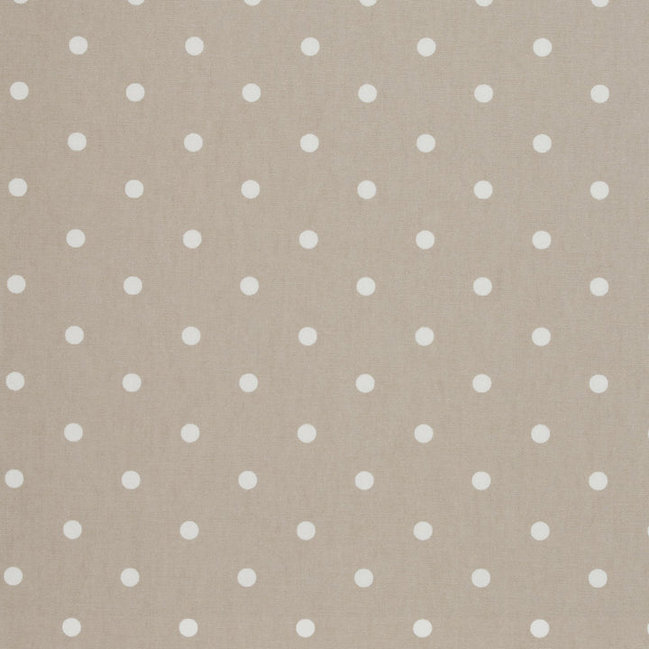 F0063 12 Dotty Taupe by Clarke and Clarke Fabric STUDIO G COTTON - 100% United Kingdom MEDIUM Horizontal: 2.76 and Vertical: 2.36 54  - Fabric Carolina -