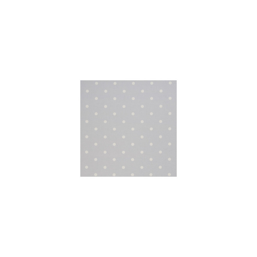 Dotty Grey by Clarke And Clarke Designer Fabric CLARKE & CLARKE VINTAGE CLASSICS COTTON - 100% United Kingdom MEDIUM Horizontal: 2.76 and Vertical: 2.36 54 - Swanky Fabrics -