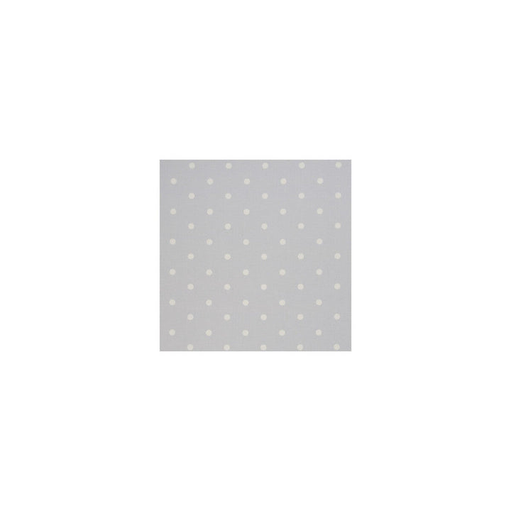 Dotty Grey by Clarke And Clarke Designer Fabric CLARKE & CLARKE VINTAGE CLASSICS COTTON - 100% United Kingdom MEDIUM Horizontal: 2.76 and Vertical: 2.36 54 - Swanky Fabrics -