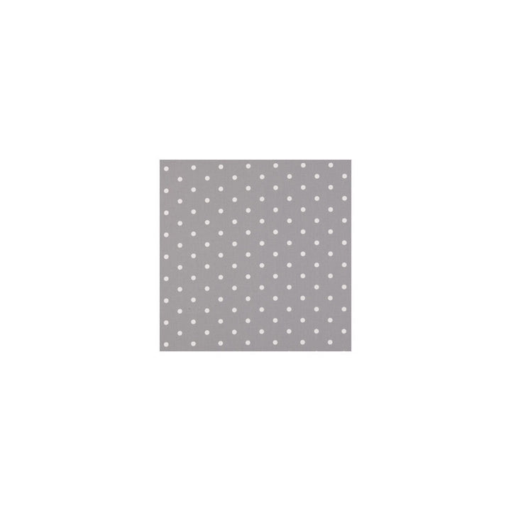 Dotty Smoke by Clarke And Clarke Fabric CLARKE & CLARKE VINTAGE CLASSICS COTTON - 100% United Kingdom MEDIUM Horizontal: 2.76 and Vertical: 2.36 54 - Fabric Carolina -