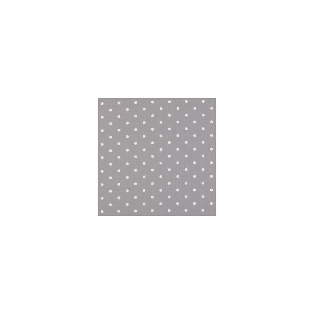 Dotty Smoke by Clarke And Clarke Designer Fabric CLARKE & CLARKE VINTAGE CLASSICS COTTON - 100% United Kingdom MEDIUM Horizontal: 2.76 and Vertical: 2.36 54 - Swanky Fabrics -