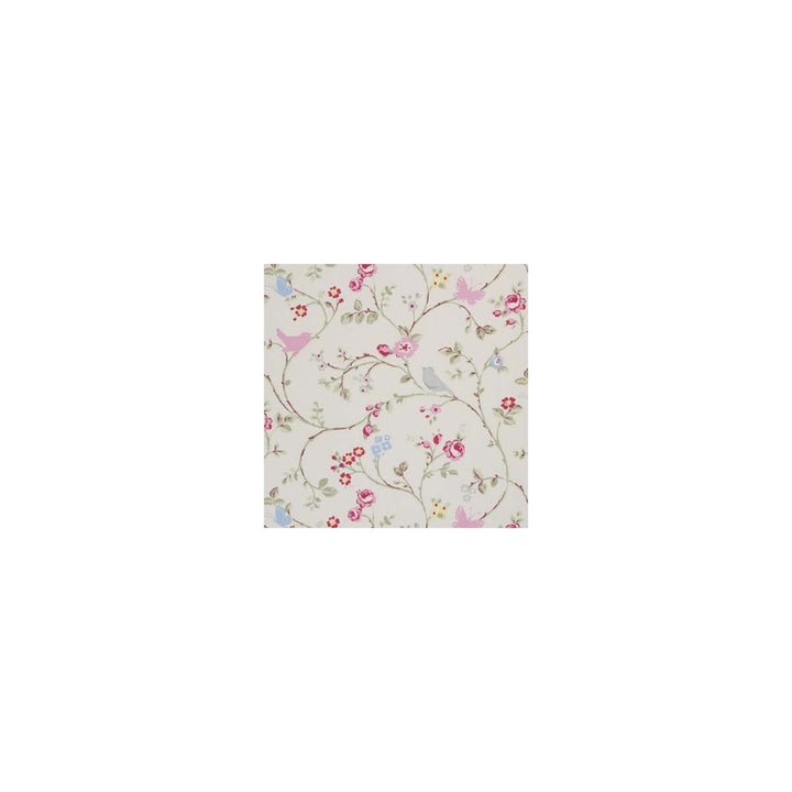Bird Trail Grey by Clarke And Clarke Fabric CLARKE & CLARKE VINTAGE CLASSICS COTTON - 100% United Kingdom MEDIUM Horizontal: 26.97 and Vertical: 12.6 54 - Fabric Carolina -