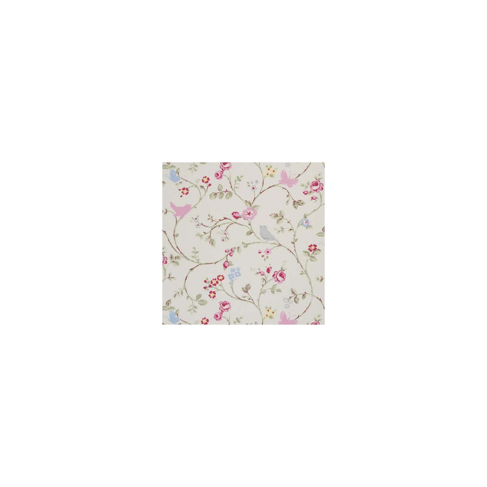 Bird Trail Grey by Clarke And Clarke Fabric Clarke And Clarke Fabric Bird Trail GreyFabric CLARKE & CLARKE VINTAGE CLASSICS COTTON - 100% United Kingdom </p><p>Repeat: H: 26.97, V: 12.6 54 - Fabric Carolina -