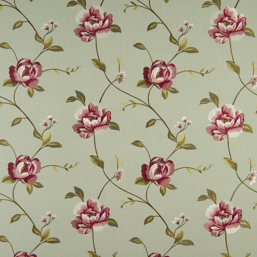 Alderley Eau De Nil by Clarke And Clarke Fabric CLARKE & CLARKE TATTON LINENS VISCOSE - 70%;LINEN - 30% India - Horizontal: 17.13 and Vertical: 12.32 52 - Fabric Carolina -