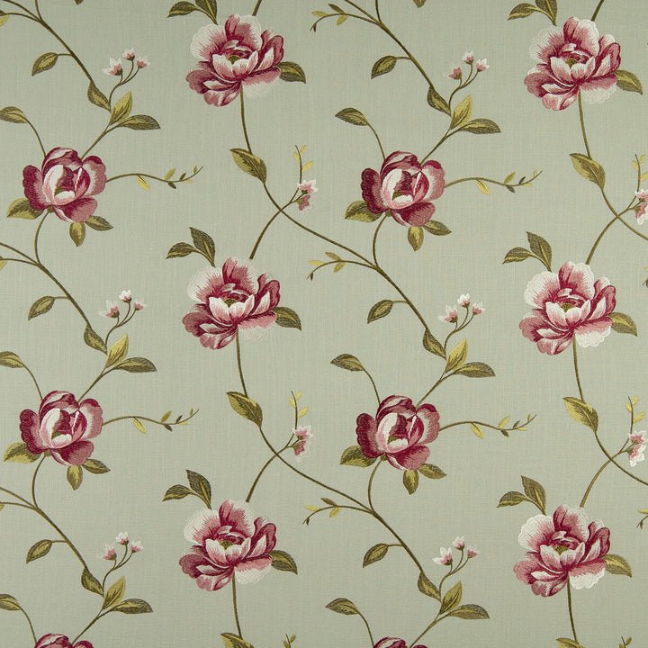Alderley Eau De Nil by Clarke And Clarke Fabric CLARKE & CLARKE TATTON LINENS VISCOSE - 70%;LINEN - 30% India Horizontal: 17.13 and Vertical: 12.32 52 - Fabric Carolina -