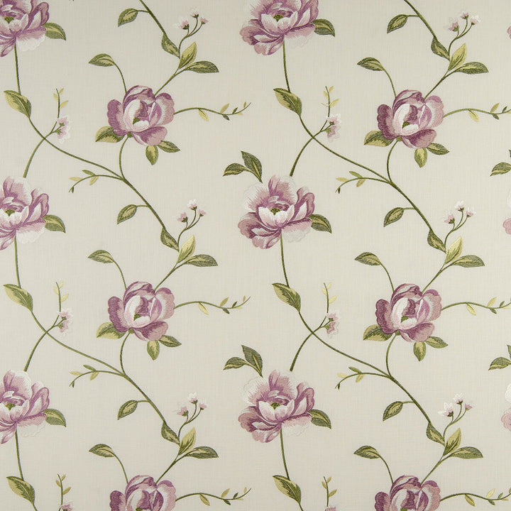 Alderley Rose by Clarke And Clarke Fabric CLARKE & CLARKE TATTON LINENS VISCOSE - 70%;LINEN - 30% India Horizontal: 17.13 and Vertical: 12.32 52 - Fabric Carolina -