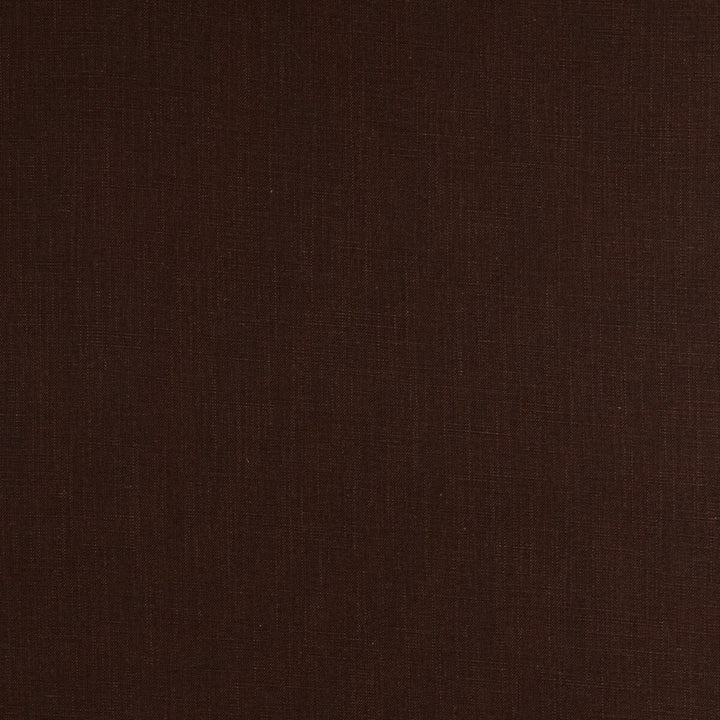 Lindow Chocolate by Clarke And Clarke Fabric CLARKE & CLARKE TATTON LINENS VISCOSE - 70%;LINEN - 30% India HEAVY Horizontal: 0 and Vertical: 0 54 - Fabric Carolina -