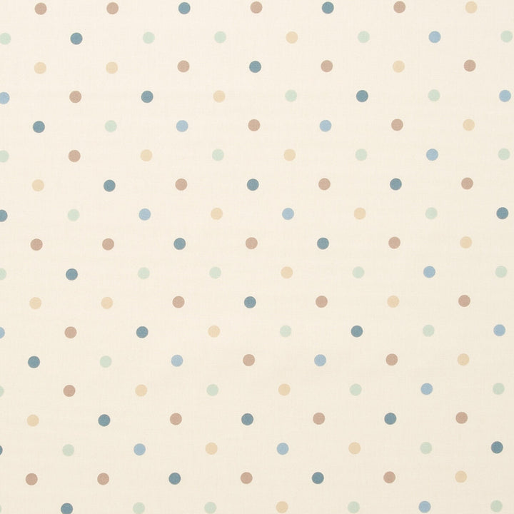 Dotty Duckegg by Clarke And Clarke Fabric CLARKE & CLARKE SKETCHBOOK PRINTS COTTON - 100% United Kingdom MEDIUM Horizontal: - and Vertical: - 54 - Fabric Carolina -