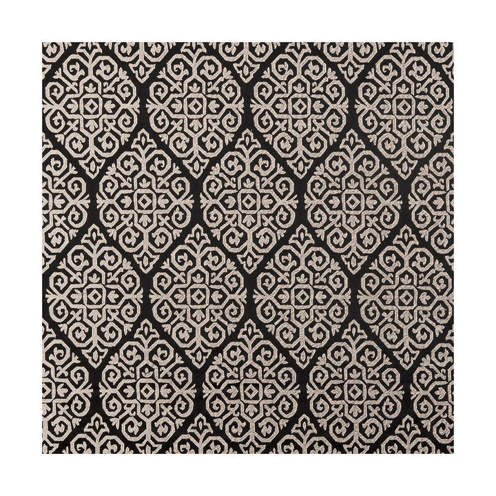 Zari Ebony by Clarke And Clarke Fabric CLARKE & CLARKE BUKHARA POLYESTER - 40%;VISCOSE - 40%;LINEN - 20% India MEDIUM Horizontal: 4.72 and Vertical: 8.66 54 - Fabric Carolina -
