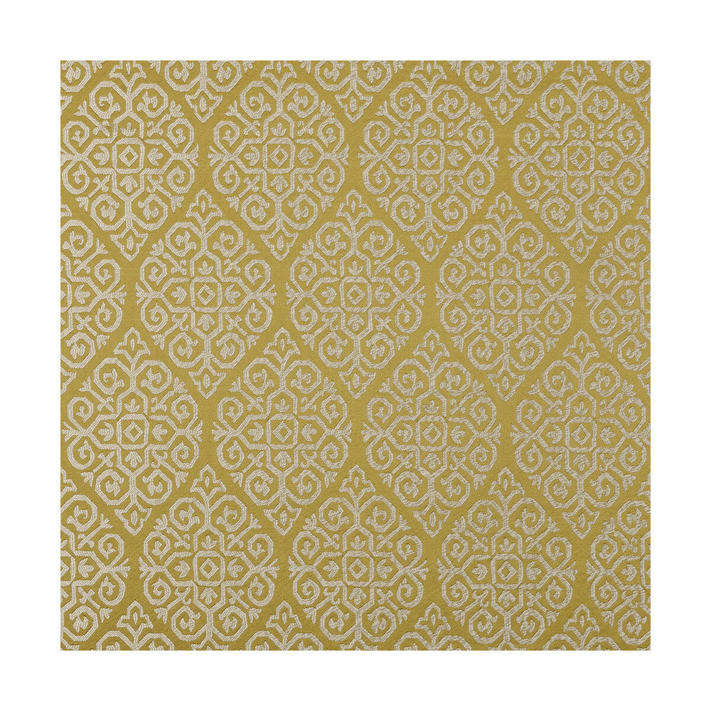 Zari Citrus by Clarke And Clarke Fabric CLARKE & CLARKE BUKHARA POLYESTER - 40%;VISCOSE - 40%;LINEN - 20% India MEDIUM Horizontal: 4.72 and Vertical: 8.66 54 - Fabric Carolina -