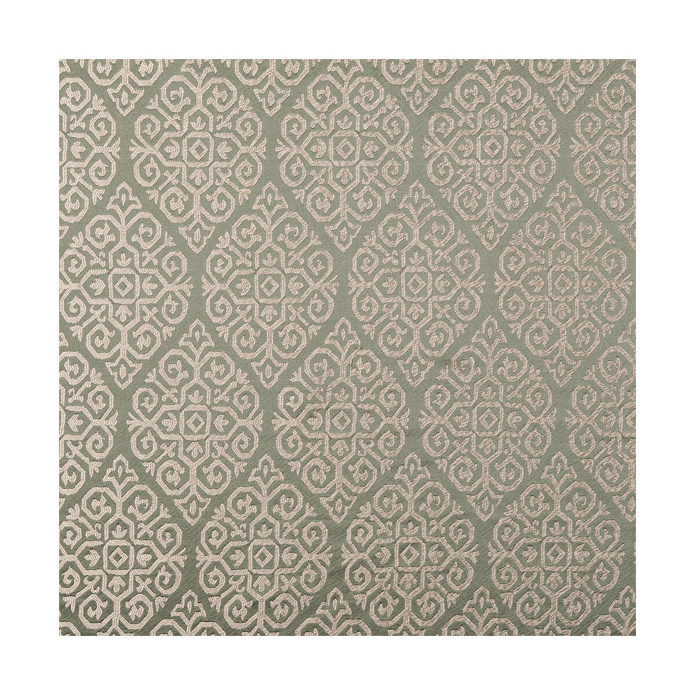 Zari Sage by Clarke And Clarke Fabric Clarke And Clarke Fabric Zari SageFabric CLARKE & CLARKE BUKHARA POLYESTER - 40%;VISCOSE - 40%;LINEN - 20% India </p><p>Repeat: H: 4.72, V: 8.66 54 - Fabric Carolina -