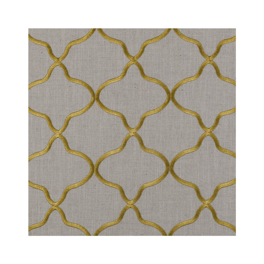 Leyla Citrus by Clarke And Clarke Fabric CLARKE & CLARKE BUKHARA VISCOSE - 70%;LINEN - 30% India Horizontal: 6.5 and Vertical: 6 55 - Fabric Carolina -