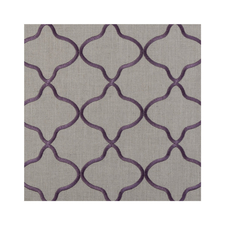 Leyla Heather by Clarke And Clarke Fabric CLARKE & CLARKE BUKHARA VISCOSE - 70%;LINEN - 30% India Horizontal: 6.5 and Vertical: 6 55 - Fabric Carolina -