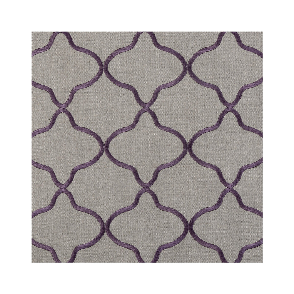 Leyla Heather by Clarke And Clarke Fabric CLARKE & CLARKE BUKHARA VISCOSE - 70%;LINEN - 30% India Horizontal: 6.5 and Vertical: 6 55 - Fabric Carolina -