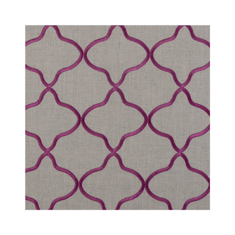 Leyla Berry by Clarke And Clarke Fabric CLARKE & CLARKE BUKHARA VISCOSE - 70%;LINEN - 30% India - Horizontal: 6.5 and Vertical: 6 55 - Fabric Carolina -
