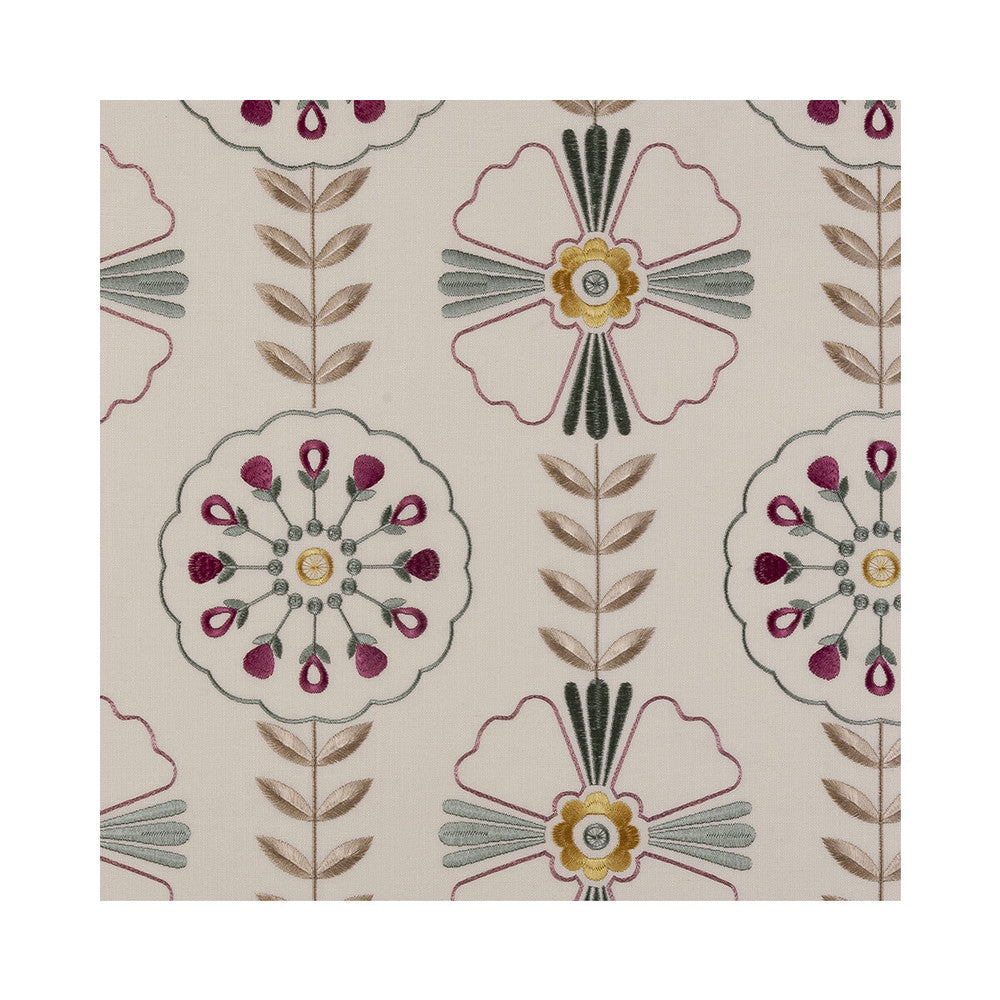 Mandana Sage by Clarke And Clarke Fabric CLARKE & CLARKE BUKHARA VISCOSE - 70%;LINEN - 30% India - Horizontal: 12.99 and Vertical: 12.2 55 - Fabric Carolina -