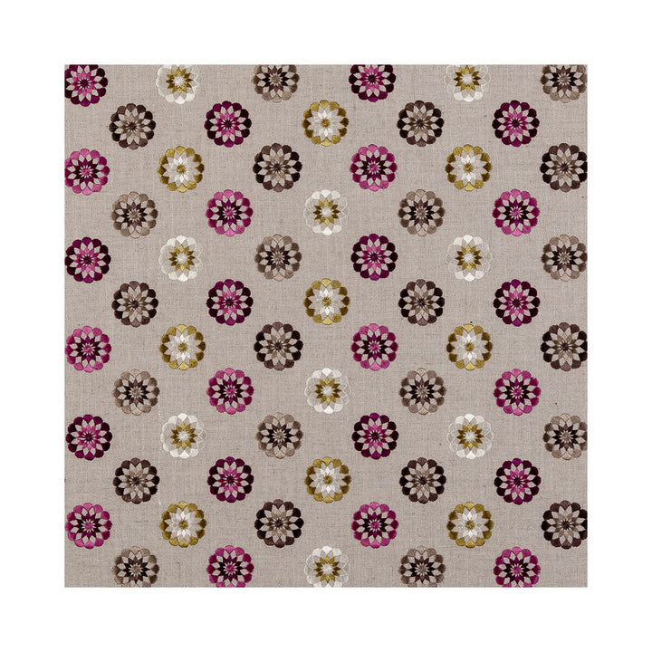 Shiraz Berry by Clarke And Clarke Fabric CLARKE & CLARKE BUKHARA VISCOSE - 70%;LINEN - 30% India - Horizontal: 10.04 and Vertical: 6.1 55 - Fabric Carolina -
