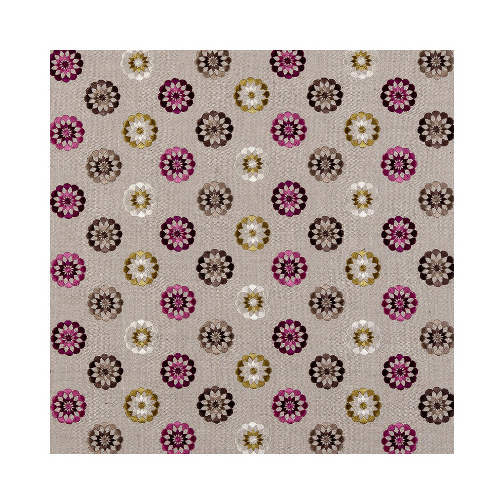 Shiraz Berry by Clarke And Clarke Fabric CLARKE & CLARKE BUKHARA VISCOSE - 70%;LINEN - 30% India - Horizontal: 10.04 and Vertical: 6.1 55 - Fabric Carolina -