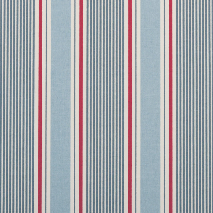 Sail Stripe Marine by Clarke And Clarke Fabric CLARKE & CLARKE MARITIME PRINTS COTTON - 100% United Kingdom MEDIUM Horizontal: 6.89 and Vertical: 0 54 - Fabric Carolina -