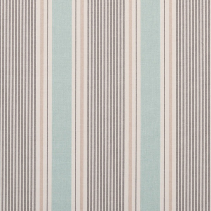 Sail Stripe Mineral by Clarke And Clarke Fabric CLARKE & CLARKE MARITIME PRINTS COTTON - 100% United Kingdom MEDIUM Horizontal: 6.89 and Vertical: 0 54 - Fabric Carolina -