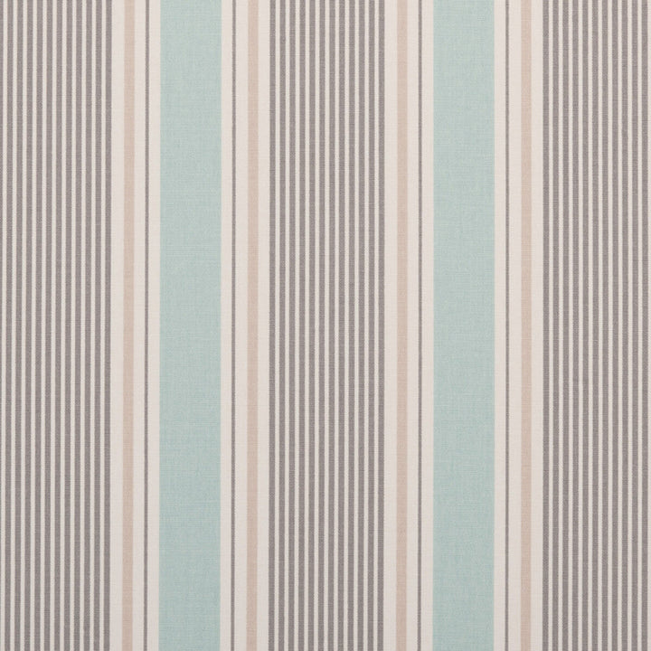 Sail Stripe Mineral by Clarke And Clarke Designer Fabric CLARKE & CLARKE MARITIME PRINTS COTTON - 100% United Kingdom MEDIUM Horizontal: 6.89 and Vertical: 0 54 - Swanky Fabrics -
