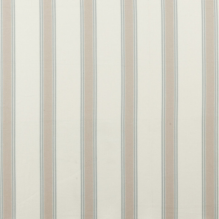 Oxford Duckegg by Clarke And Clarke Fabric CLARKE & CLARKE TICKING STRIPES COTTON - 100% India MEDIUM Horizontal: 2.76 and Vertical: 0 55 - Fabric Carolina -