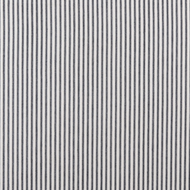 Sutton Charcoal by Clarke And Clarke Designer Fabric CLARKE & CLARKE TICKING STRIPES COTTON - 100% India MEDIUM Horizontal: 0.39 and Vertical: 0 55 - Swanky Fabrics -