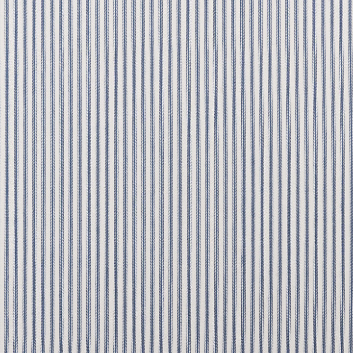 Sutton Navy by Clarke And Clarke Fabric CLARKE & CLARKE TICKING STRIPES COTTON - 100% India MEDIUM Horizontal: 0.39 and Vertical: 0 55 - Fabric Carolina -