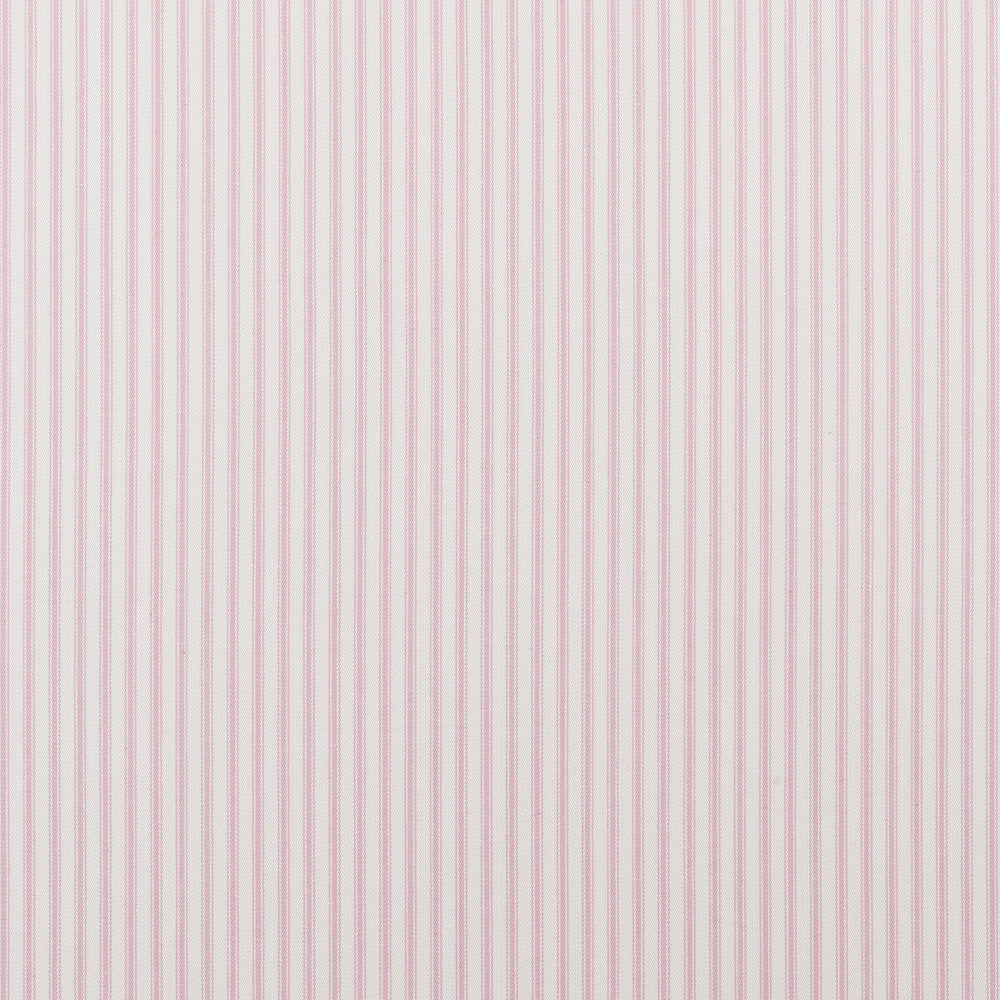 Sutton Pink by Clarke And Clarke Fabric CLARKE & CLARKE TICKING STRIPES COTTON - 100% India MEDIUM Horizontal: 0.39 and Vertical: 0 55 - Fabric Carolina -