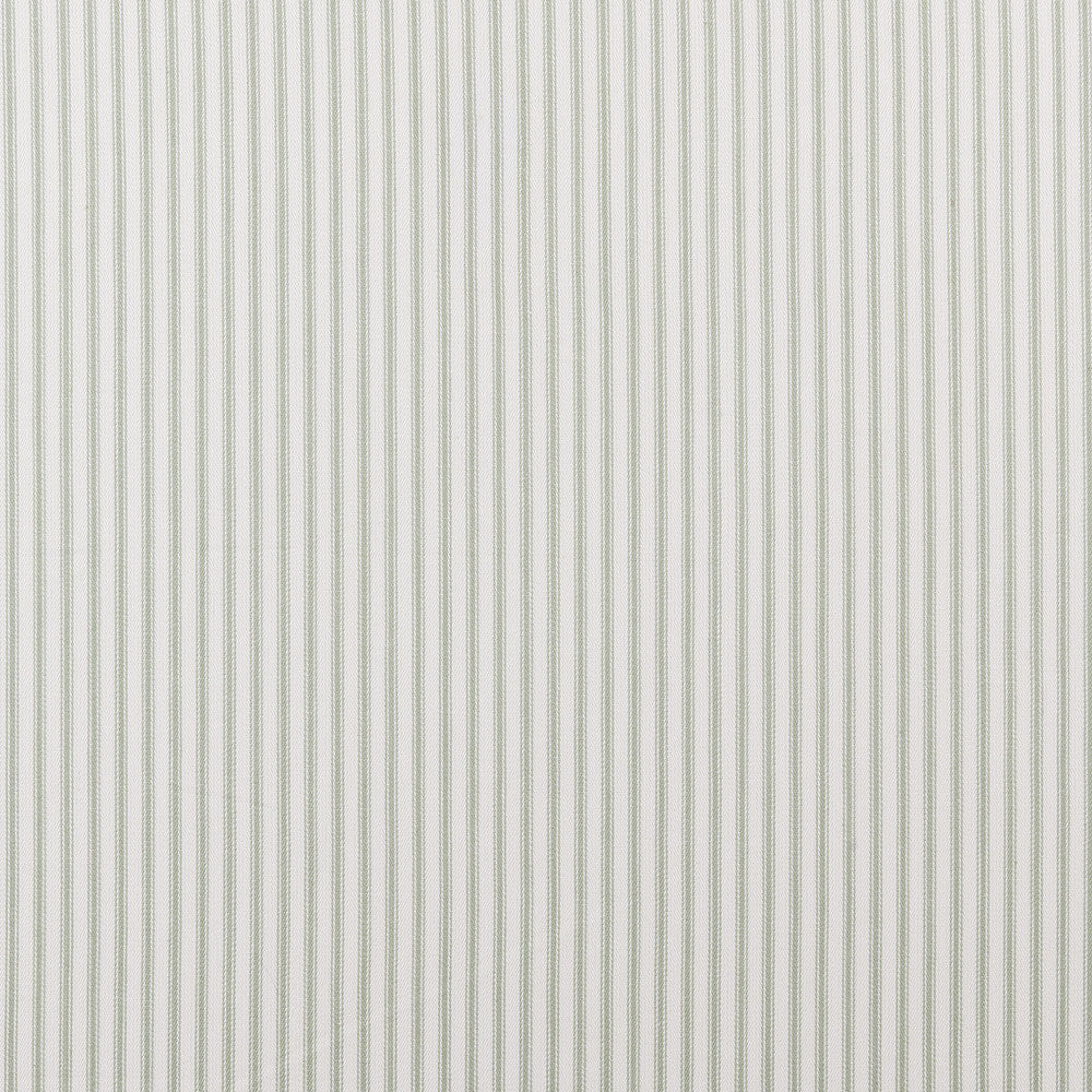 Sutton Sage by Clarke And Clarke Fabric CLARKE & CLARKE TICKING STRIPES COTTON - 100% India MEDIUM Horizontal: 0.39 and Vertical: 0 55 - Fabric Carolina -
