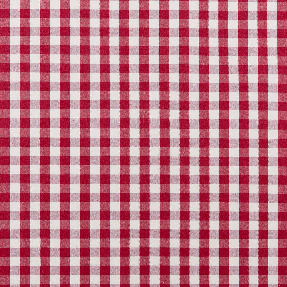Coniston Red by Clarke And Clarke Fabric CLARKE & CLARKE TICKING STRIPES COTTON - 100% India MEDIUM Horizontal: 0.98 and Vertical: 0.98 55 - Fabric Carolina -