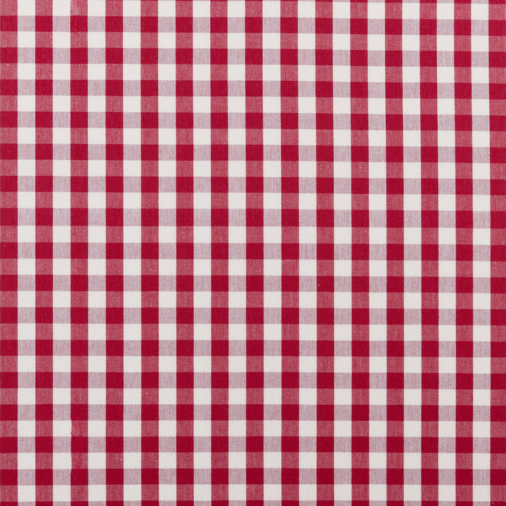 Coniston Red by Clarke And Clarke Fabric CLARKE & CLARKE TICKING STRIPES COTTON - 100% India MEDIUM Horizontal: 0.98 and Vertical: 0.98 55 - Fabric Carolina -