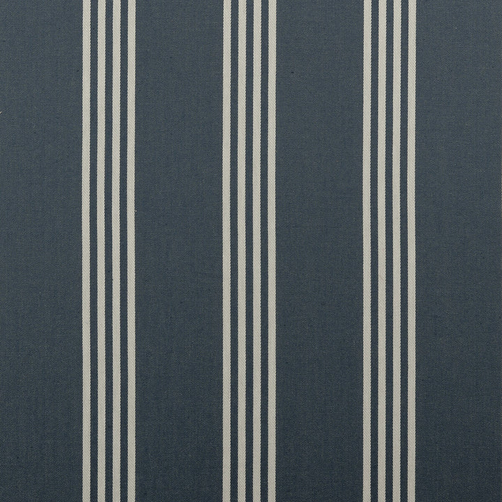 Marlow Navy by Clarke And Clarke Fabric CLARKE & CLARKE TICKING STRIPES COTTON - 100% India MEDIUM Horizontal: 4.13 and Vertical: 0 55 - Fabric Carolina -