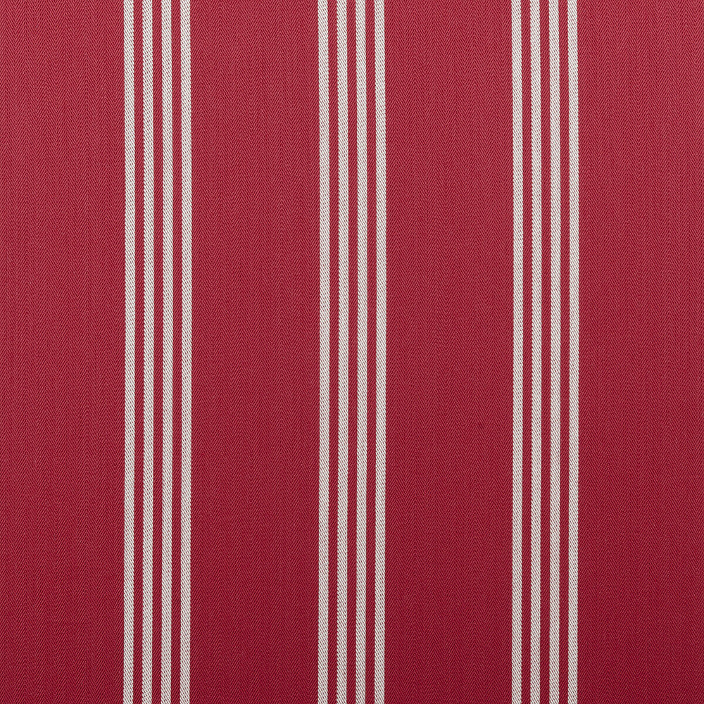 Marlow Red by Clarke And Clarke Fabric CLARKE & CLARKE TICKING STRIPES COTTON - 100% India MEDIUM Horizontal: 4.13 and Vertical: 0 55 - Fabric Carolina -
