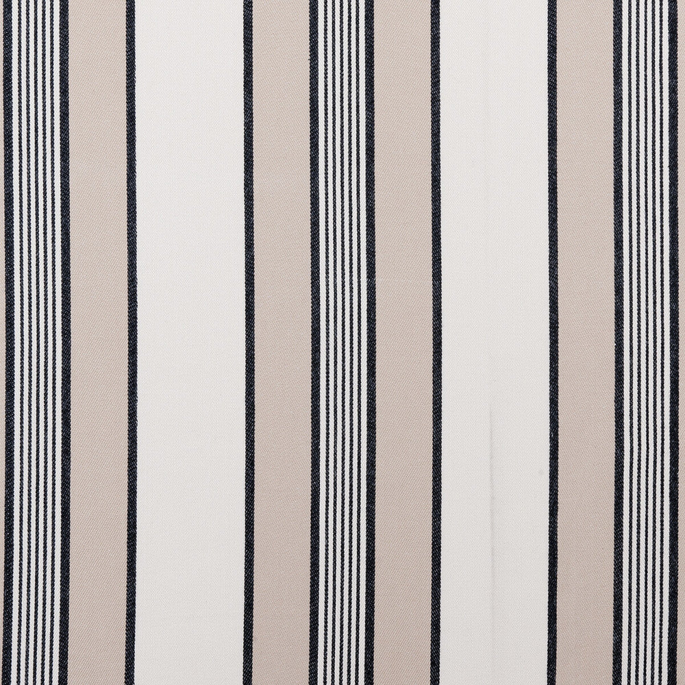 Regatta Charcoal by Clarke And Clarke Fabric CLARKE & CLARKE TICKING STRIPES COTTON - 100% India MEDIUM Horizontal: 6.69 and Vertical: 0 55 - Fabric Carolina -