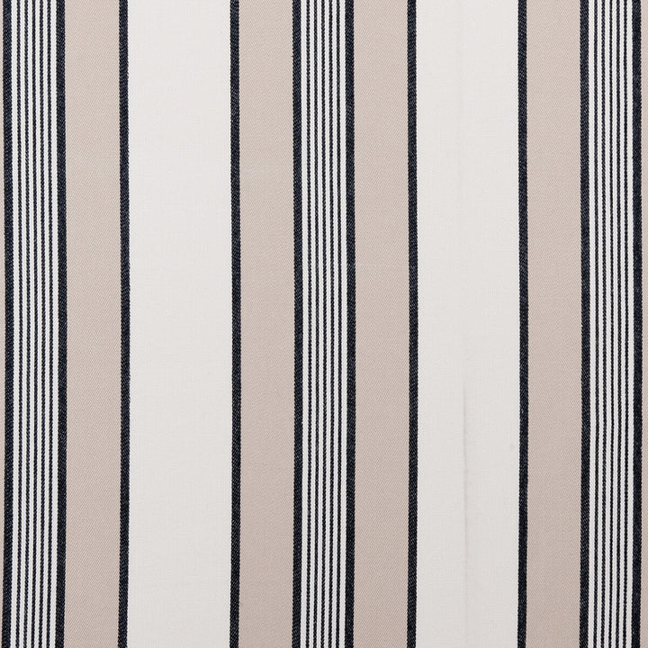 Regatta Charcoal by Clarke And Clarke Fabric CLARKE & CLARKE TICKING STRIPES COTTON - 100% India MEDIUM Horizontal: 6.69 and Vertical: 0 55 - Fabric Carolina -