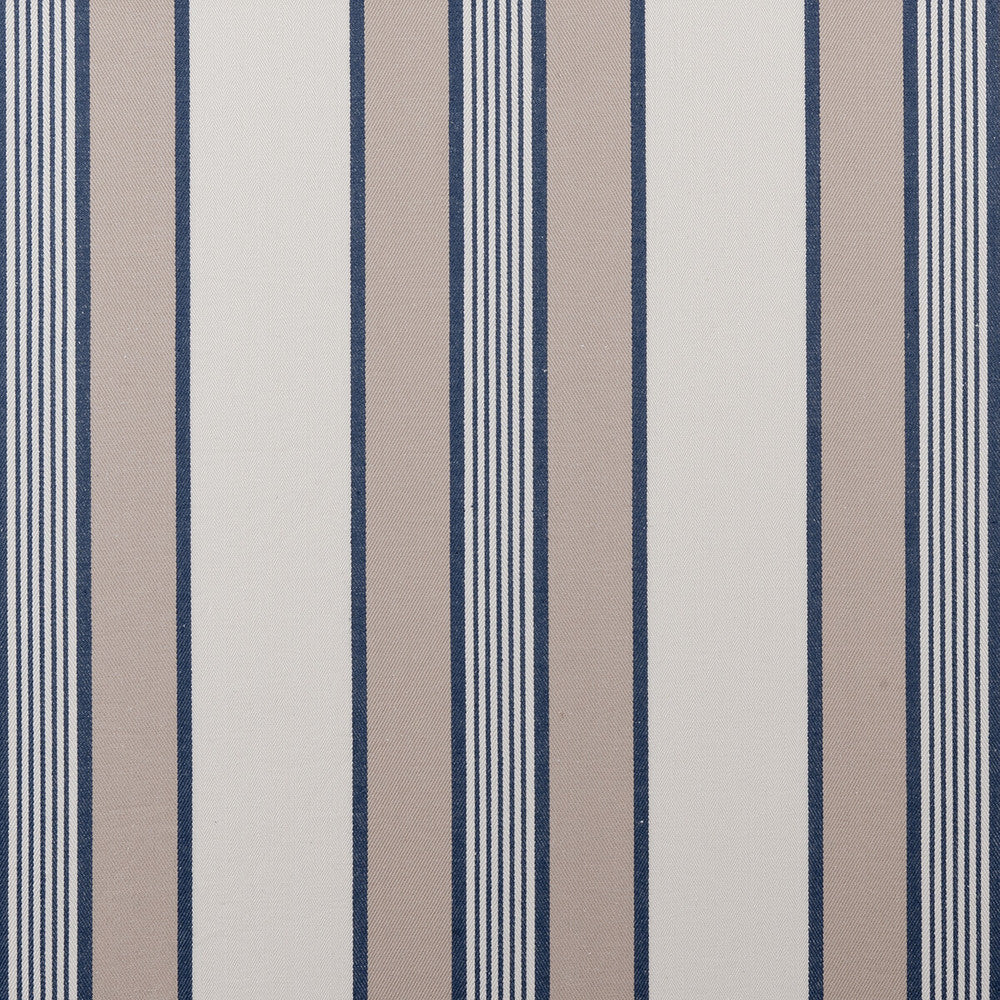 Regatta Navy by Clarke And Clarke Fabric CLARKE & CLARKE TICKING STRIPES COTTON - 100% India MEDIUM Horizontal: 6.69 and Vertical: 0 55 - Fabric Carolina -