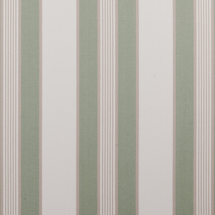 Regatta Sage by Clarke And Clarke Fabric CLARKE & CLARKE TICKING STRIPES COTTON - 100% India MEDIUM Horizontal: 6.69 and Vertical: 0 55 - Fabric Carolina -