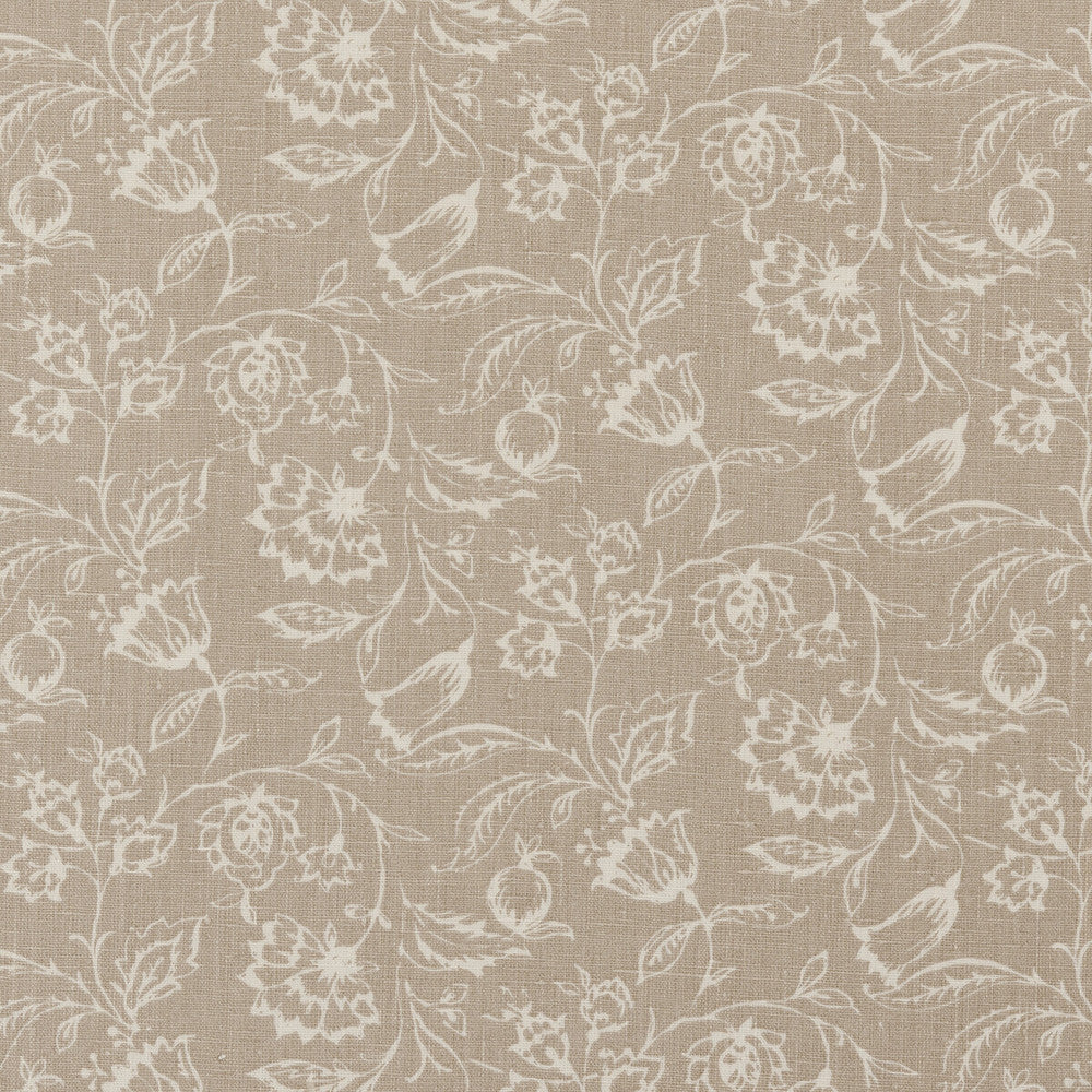 Marie Linen by Clarke And Clarke Fabric CLARKE & CLARKE CLARISSE FABRICS LINEN - 100% Turkey MEDIUM Horizontal: 6.81 and Vertical: 6.3 55 - Fabric Carolina -