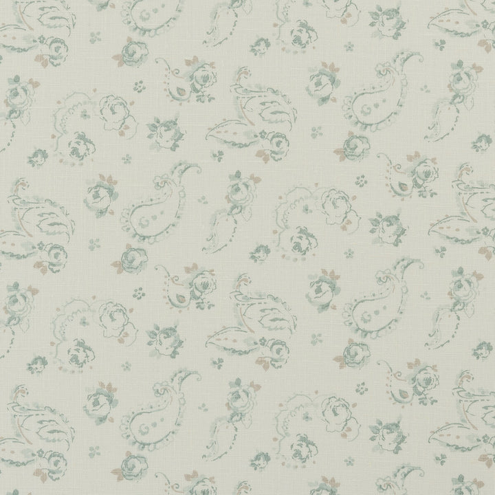 Evelina Duckegg by Clarke And Clarke Fabric CLARKE & CLARKE CLARISSE FABRICS LINEN - 100% Turkey MEDIUM Horizontal: 6.81 and Vertical: 6.3 55 - Fabric Carolina -