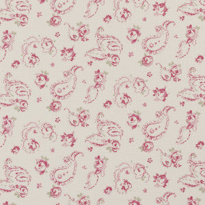 Evelina Raspberry by Clarke And Clarke Fabric