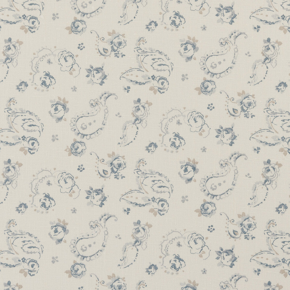 Evelina Wedgewood by Clarke And Clarke Fabric Clarke And Clarke Fabric Evelina WedgewoodFabric CLARKE & CLARKE CLARISSE FABRICS LINEN - 100% Turkey </p><p>Repeat: H: 6.81, V: 6.3 55 - Fabric Carolina -