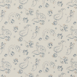 Evelina Wedgewood by Clarke And Clarke Fabric
