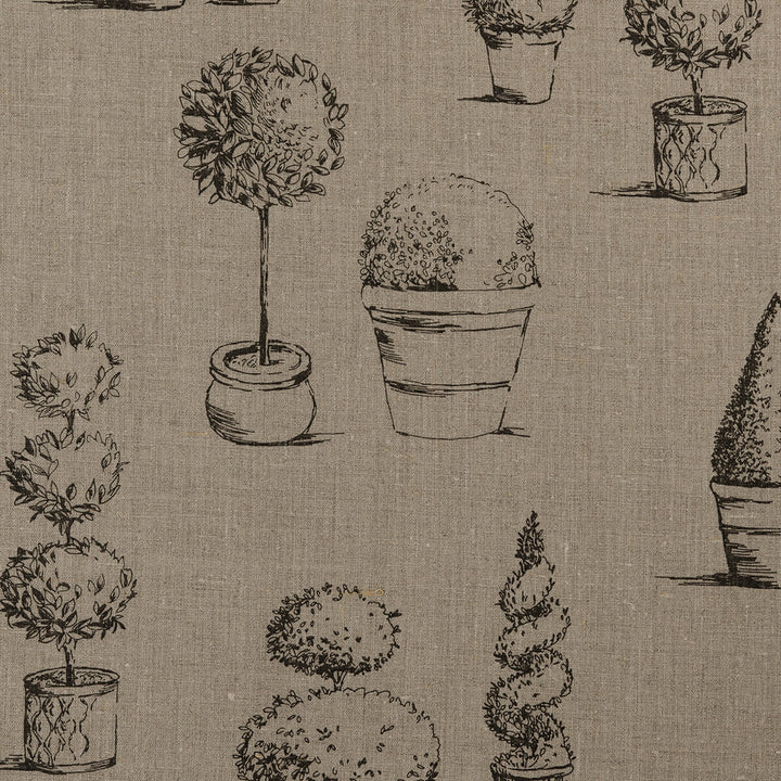 Topiary Linen by Clarke And Clarke Fabric Clarke And Clarke Fabric Topiary LinenFabric CLARKE & CLARKE CLARISSE FABRICS LINEN - 100% Turkey </p><p>Repeat: H: 26.97, V: 25.2 55 - Fabric Carolina -
