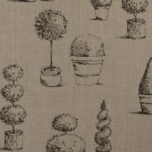 Topiary Linen by Clarke And Clarke Fabric