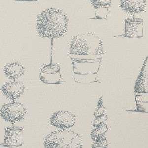 Topiary Wedgewood by Clarke And Clarke Fabric